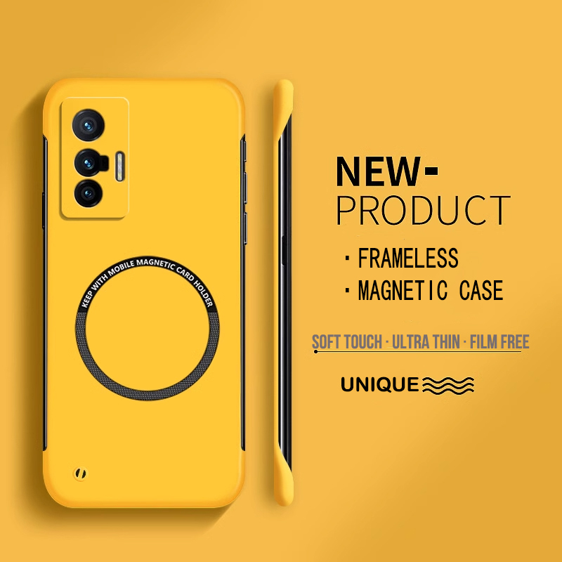 Ultra Thin Frameless Phone Cover - Ultradünne, harte PC-Magnet-Rahmenlose Handyhülle für Oppo