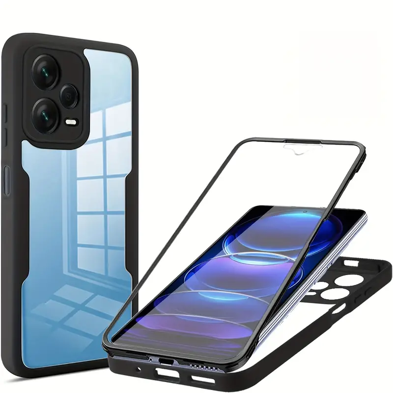 Heavy Duty 360 Full Body Protective Case - 360 Ganzkörper transparente Hülle für Xiaomi