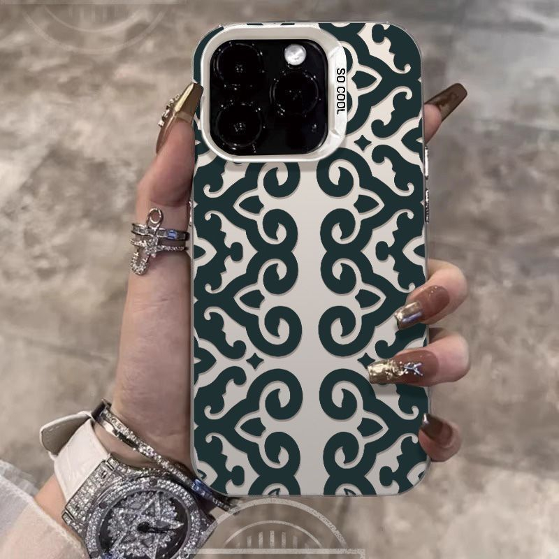 Vintage Floral Pattern Soft Case - Vintage Paisley Handyhülle für iPhone 17