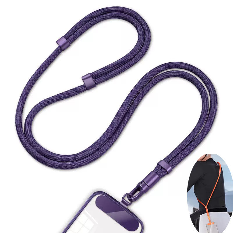 Crossbody Lanyard Neck Strap Case - Universelles Telefon-Lanyard mit Clip, verbessert, Anti-Drop