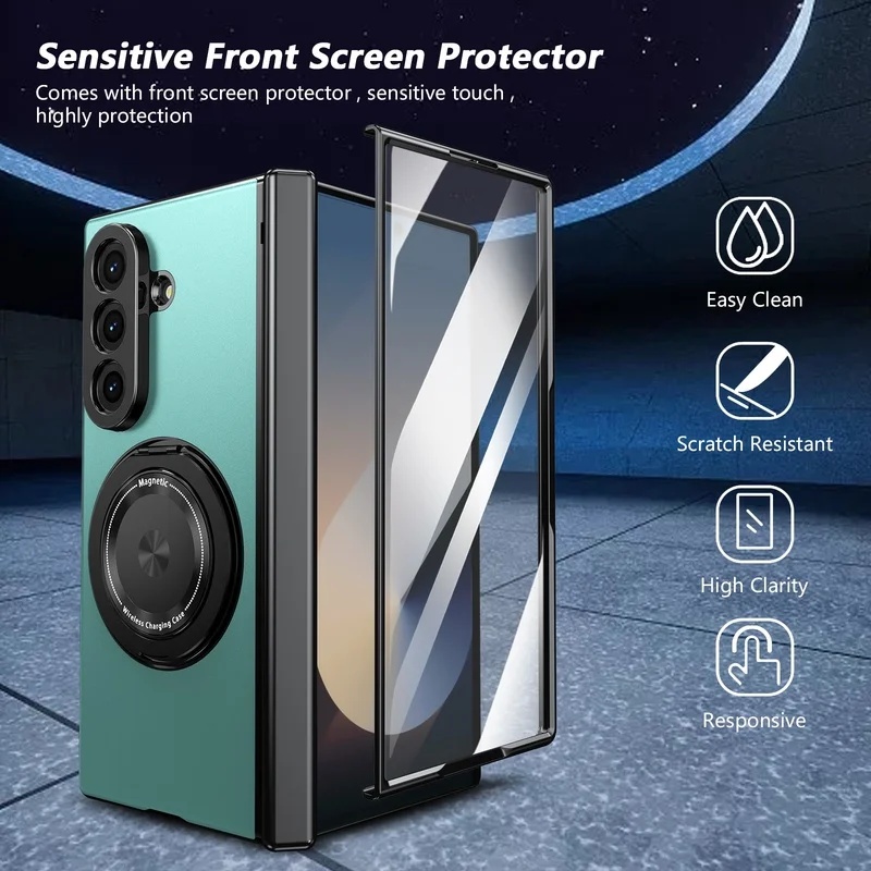 Screen Protectors - Luxus 360 ° Drehbarer Ständer Handyhülle