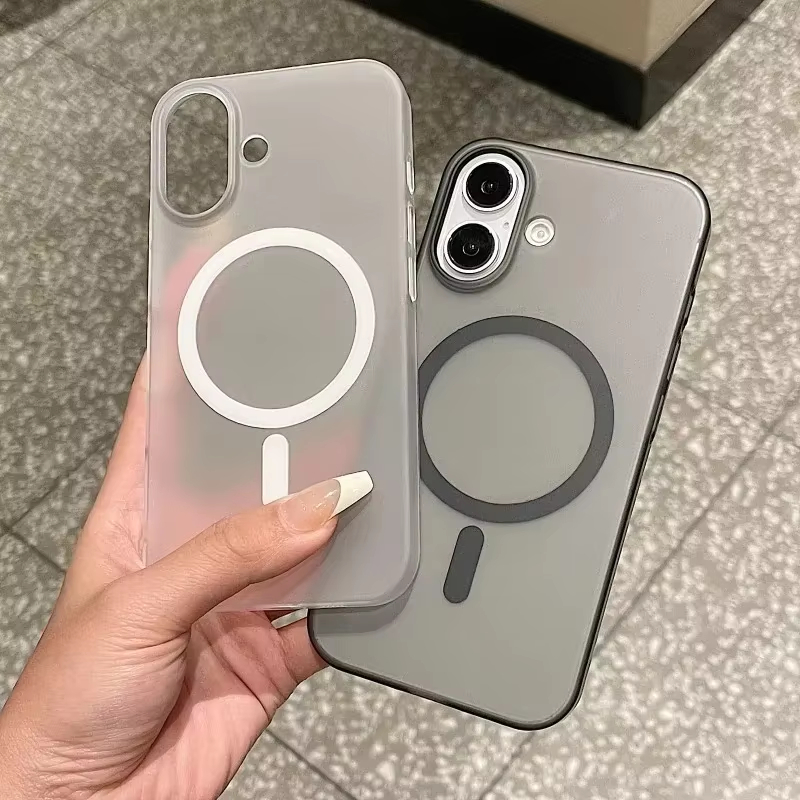 Clear Shockproof Bumper Case - Für MagSafe Matt Transparente Hülle für