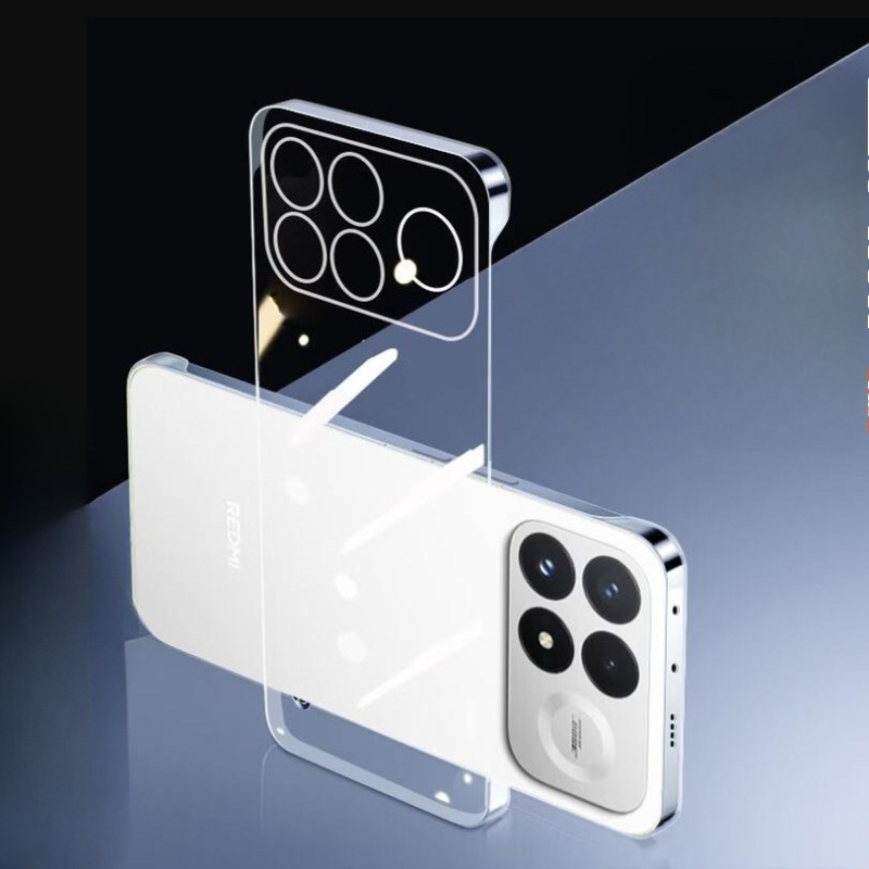 Ultra Thin Frameless Phone Cover - Ultradünne, klare, rahmenlose PC-Hartschalen-Handyhülle für Redmi