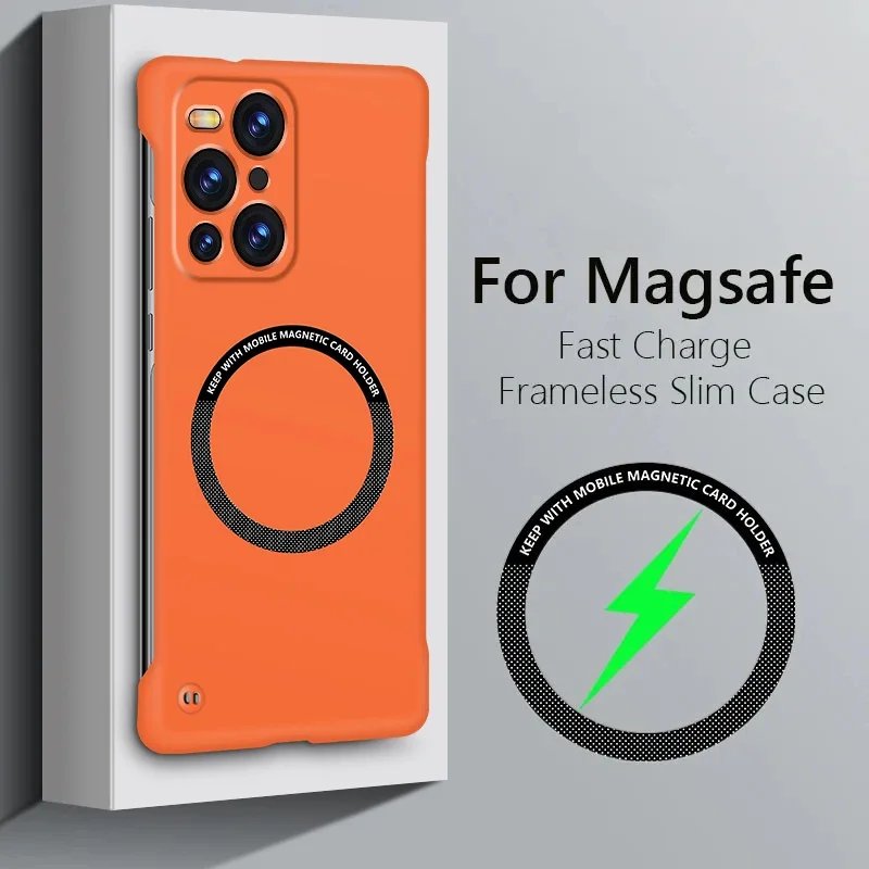 Ultra Thin Frameless Phone Cover - Luxuriöse ultradünne rahmenlose Handyhülle mit Magnetspule