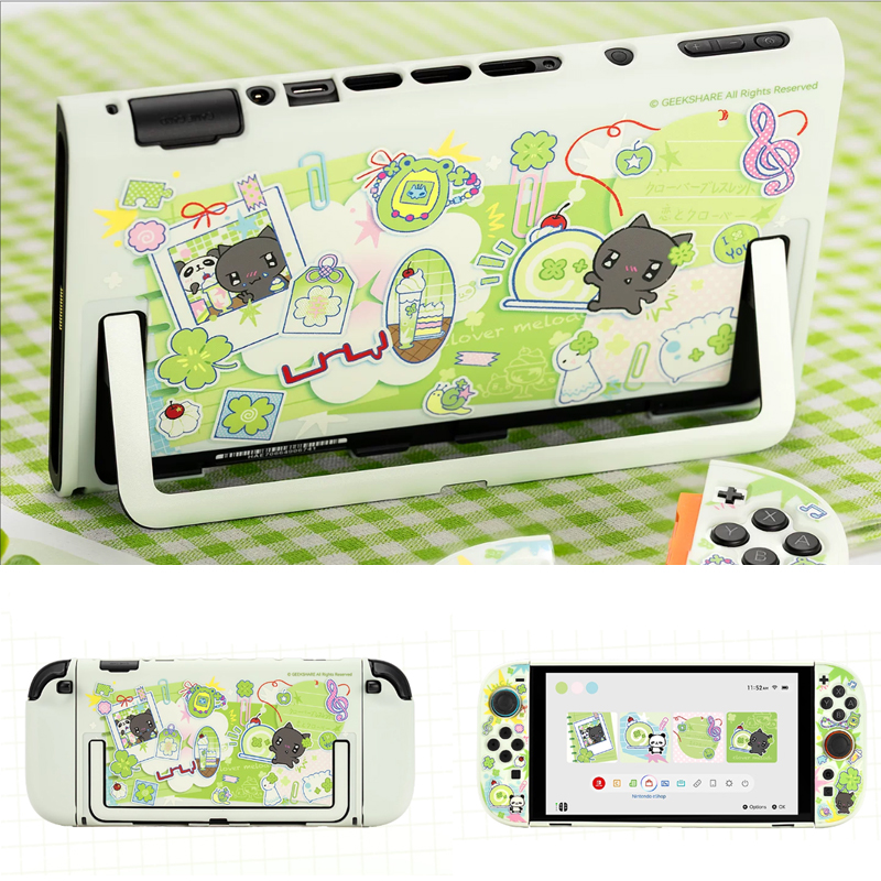 Matte Hard Pc Back Case - Lucky Memo Matte Hartschalen-Schutzhülle für Nintendo