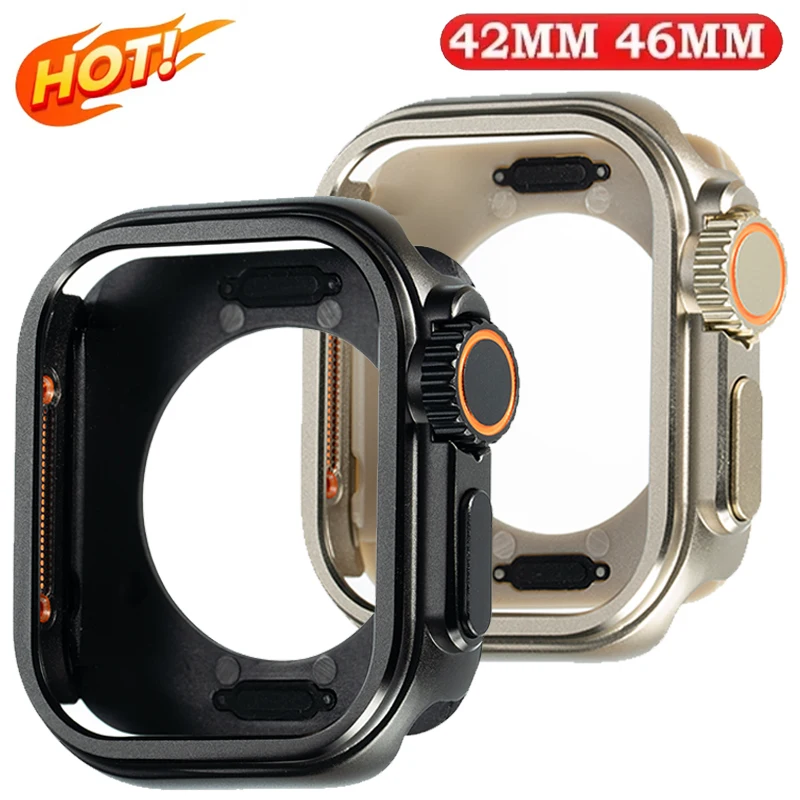 Metal Bumper Aluminum Frame Case - Metall + Kunststoffgehäuse für Apple Watch