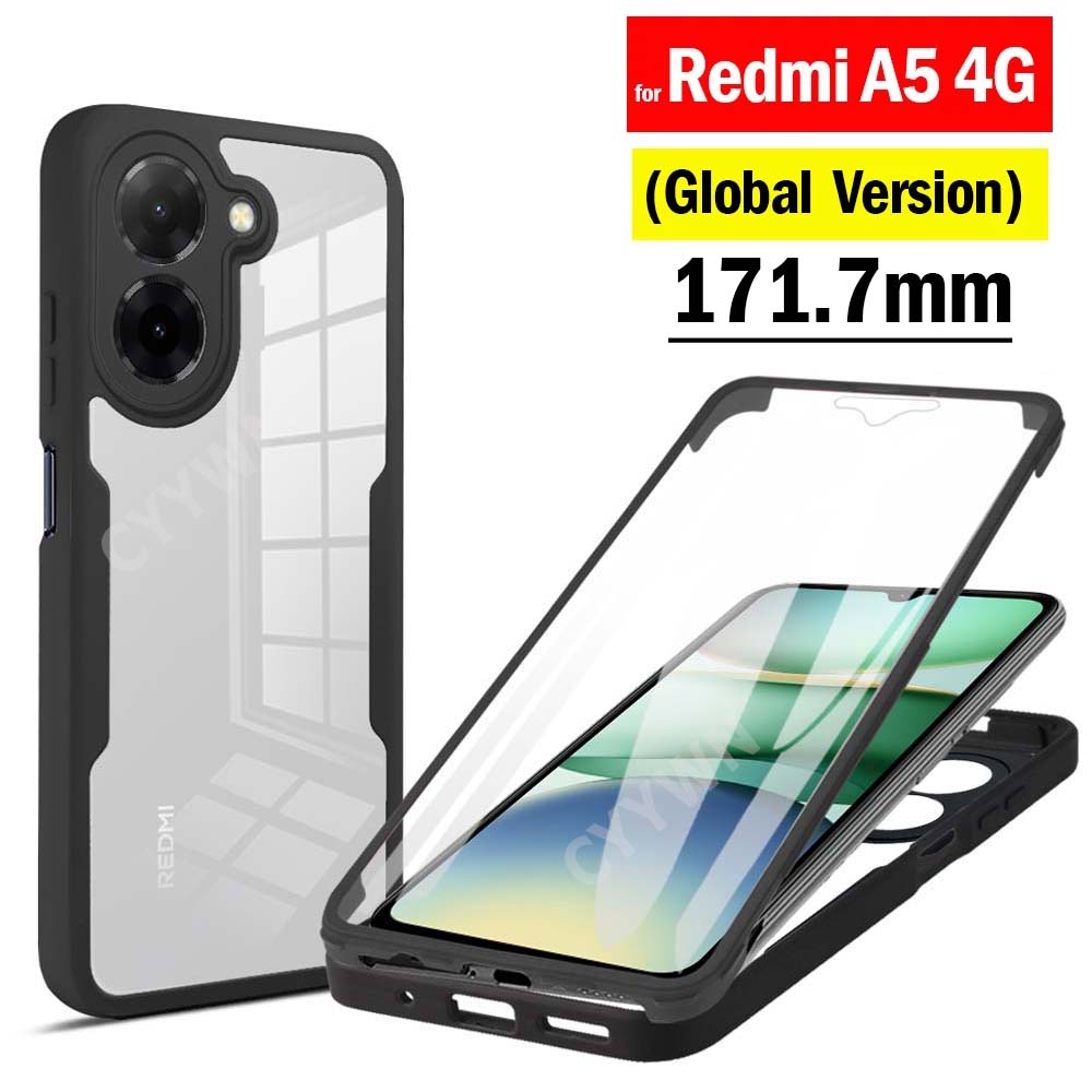 Screen Protectors - 360 Ganzkörper-Displayschutzfolie, transparente Hülle für Redmi