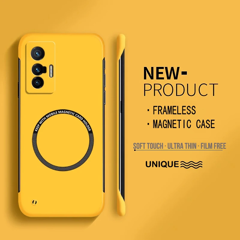 Ultra Thin Frameless Phone Cover - Ultradünne, harte PC-Magnet-Rahmenlose Handyhülle für Oppo