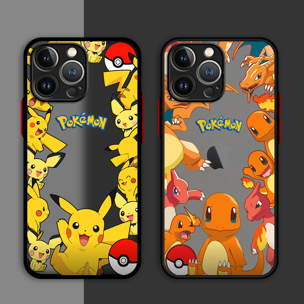 Matte Hard Pc Back Case - Hot Anime Cartoon Pokemon Fall Für