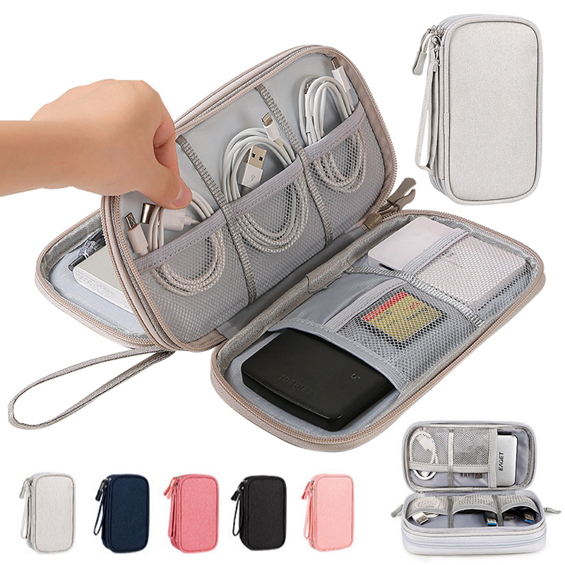 Power Banks - Mehrfarbige Tragbare Reise-Digitaltasche - Elektronik-Kabelorganizer für