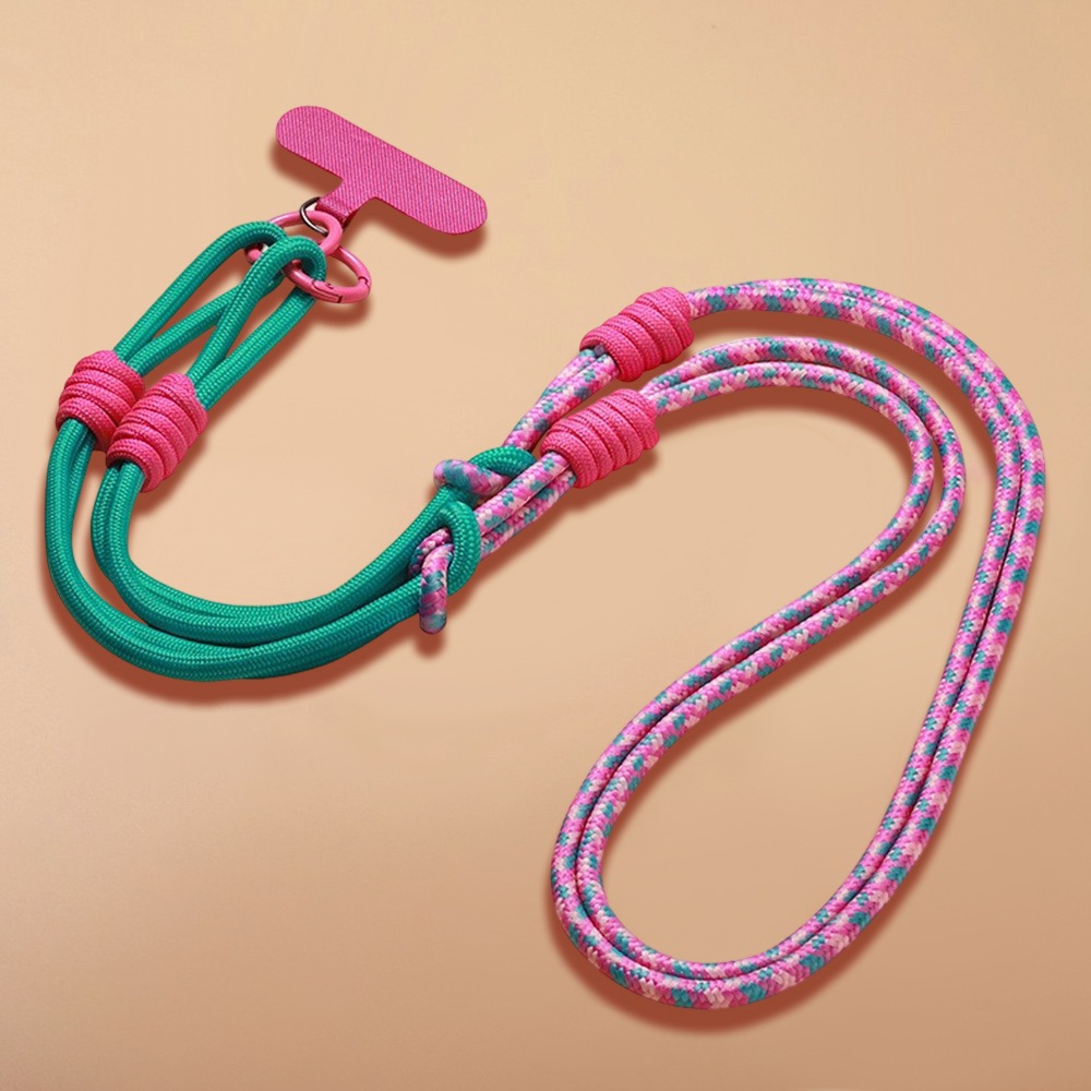 Crossbody Lanyard Neck Strap Case - Vielseitiges 3-in-1 Handy-Umhängeband 120cm Abnehmbares Halsband
