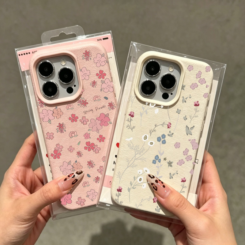 Vintage Floral Pattern Soft Case - Vintage-Handyhülle mit Blumenmuster für iPhone 17