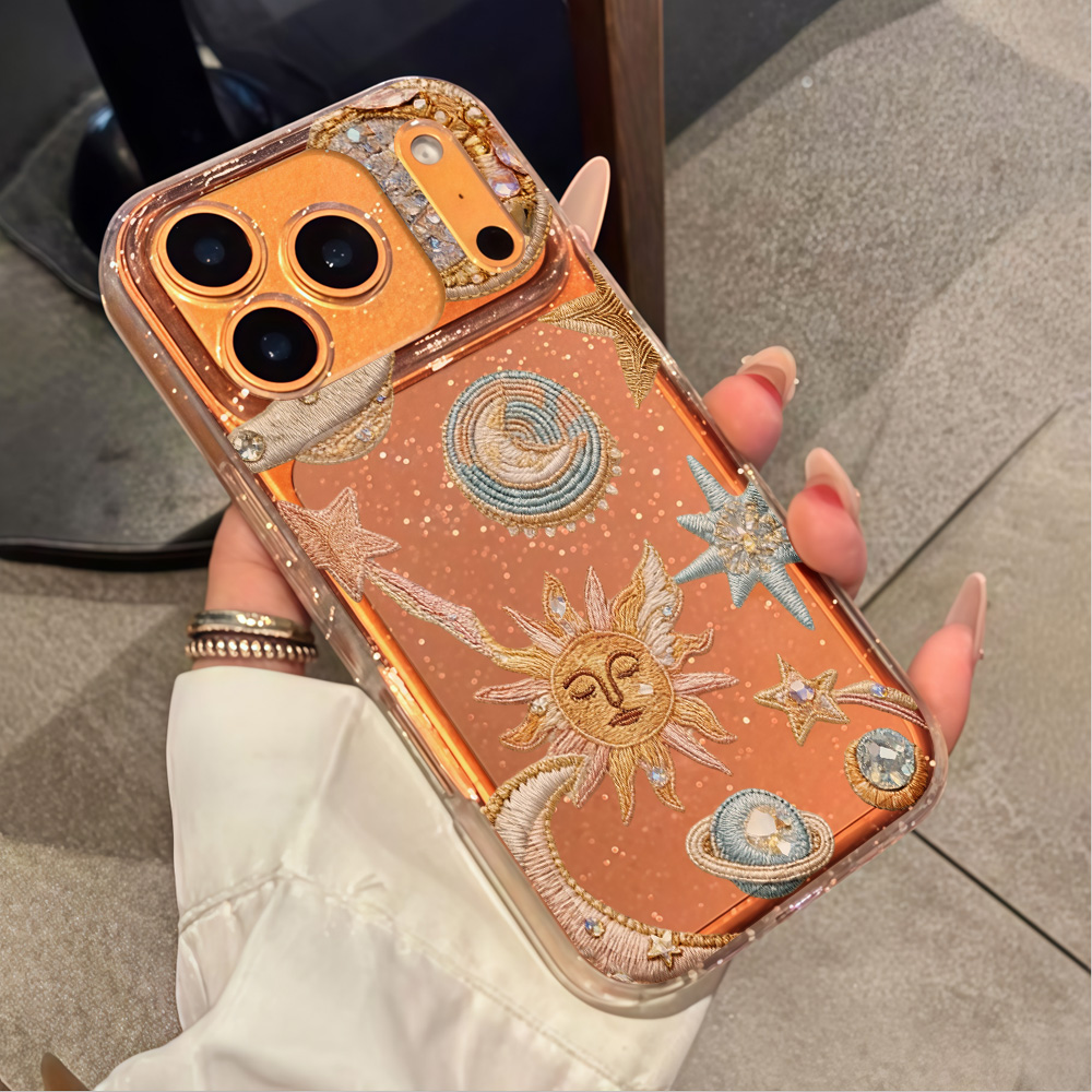Kreative Sterne-Mond Glitzer-H – Clear Shockproof Bumper Case Bewertung und Preis
