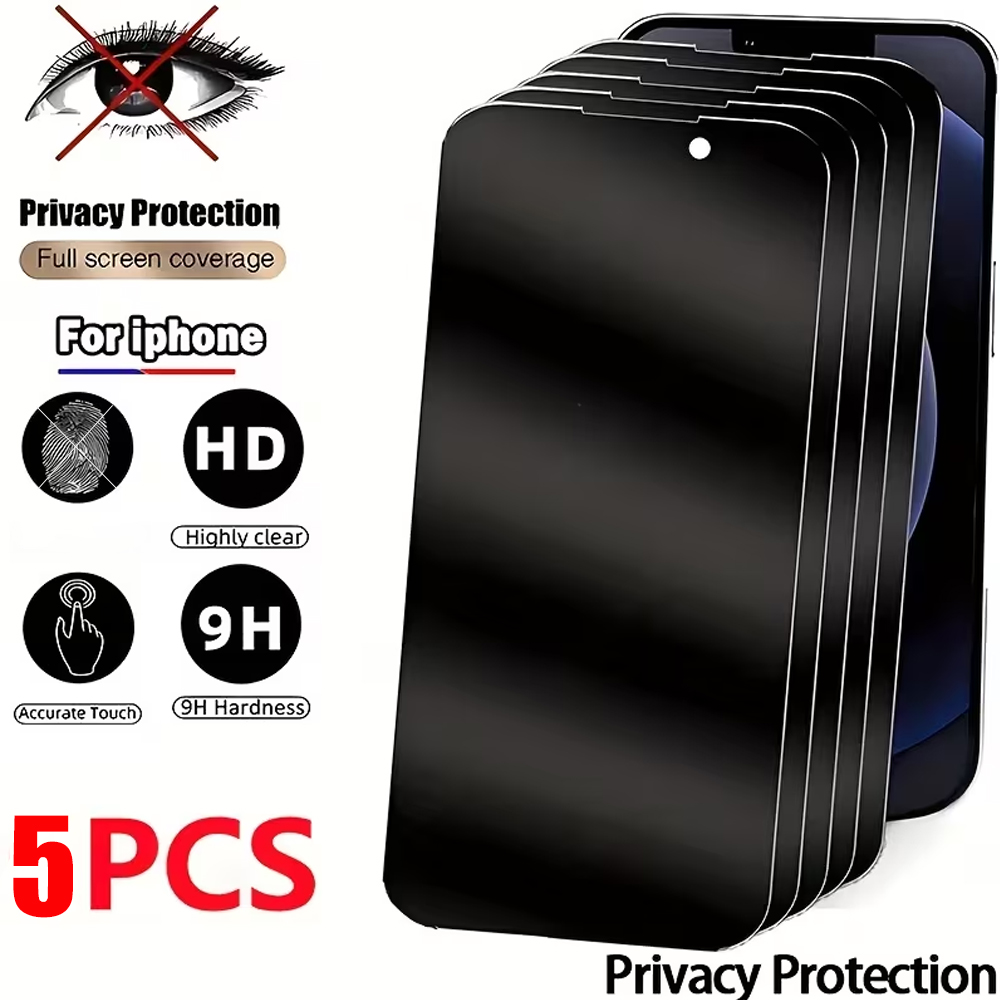 1-5 Stück Anti-Spionage-Displa – Anti Peek Privacy Tempered Glass Bewertung und Preis