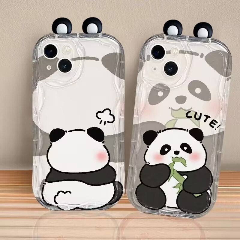 Niedliche Panda-Handgelenkschl – Cute Cartoon Wrist Strap Silicone Case Bewertung und Preis