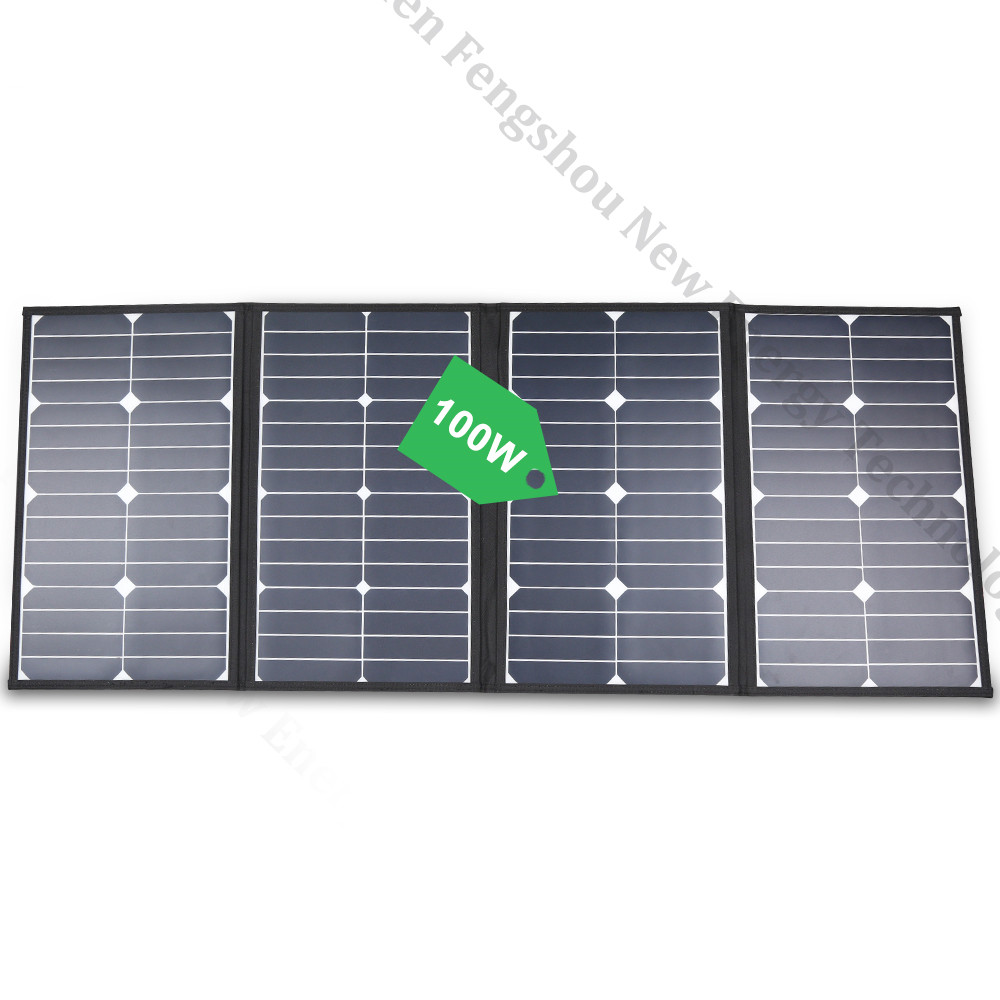 Tragbares 100-Watt-Falt-Solarp – Chargers Bewertung und Preis