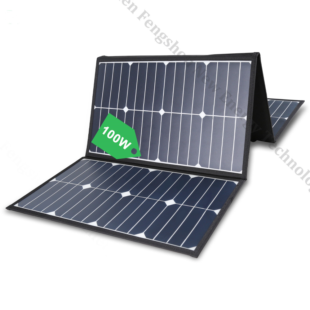 Tragbares 100-Watt-Falt-Solarp – Chargers Bewertung und Preis