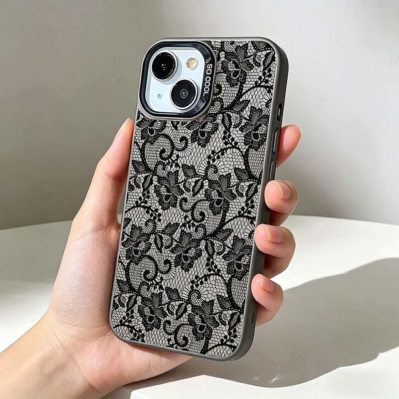 Vintage Schwarze Spitze Blumen – Vintage Floral Pattern Soft Case Bewertung und Preis