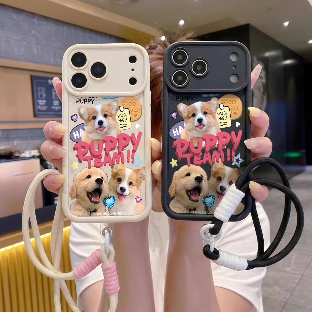 Handyhüllen mit Trageschlaufe  – Cute Cartoon Wrist Strap Silicone Case Bewertung und Preis