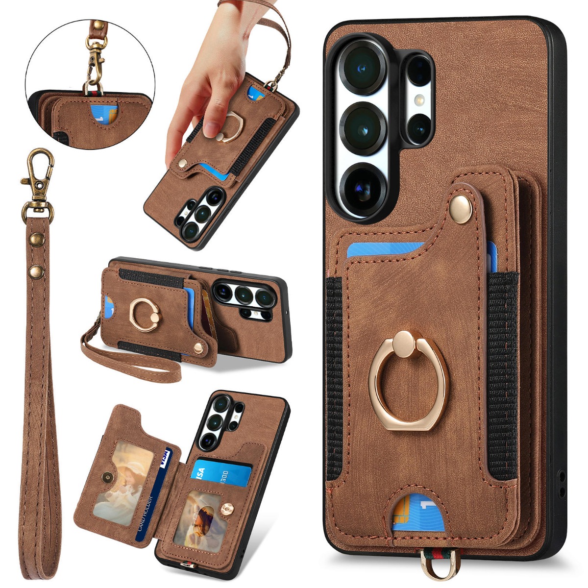 Handyhülle für Samsung S26 Ult – Leather Wallet Card Holder Phone Cover Bewertung und Preis