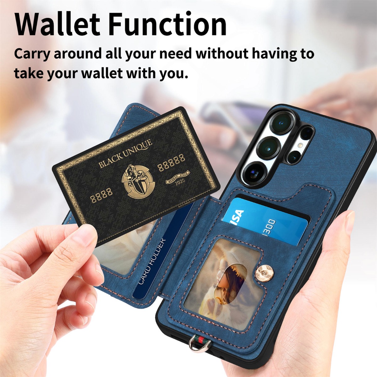 Handyhülle für Samsung S26 Ult – Leather Wallet Card Holder Phone Cover Bewertung und Preis