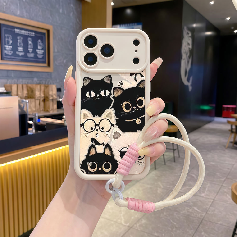Stoßfeste Handyhülle mit Trage – Cute Cartoon Wrist Strap Silicone Case Bewertung und Preis
