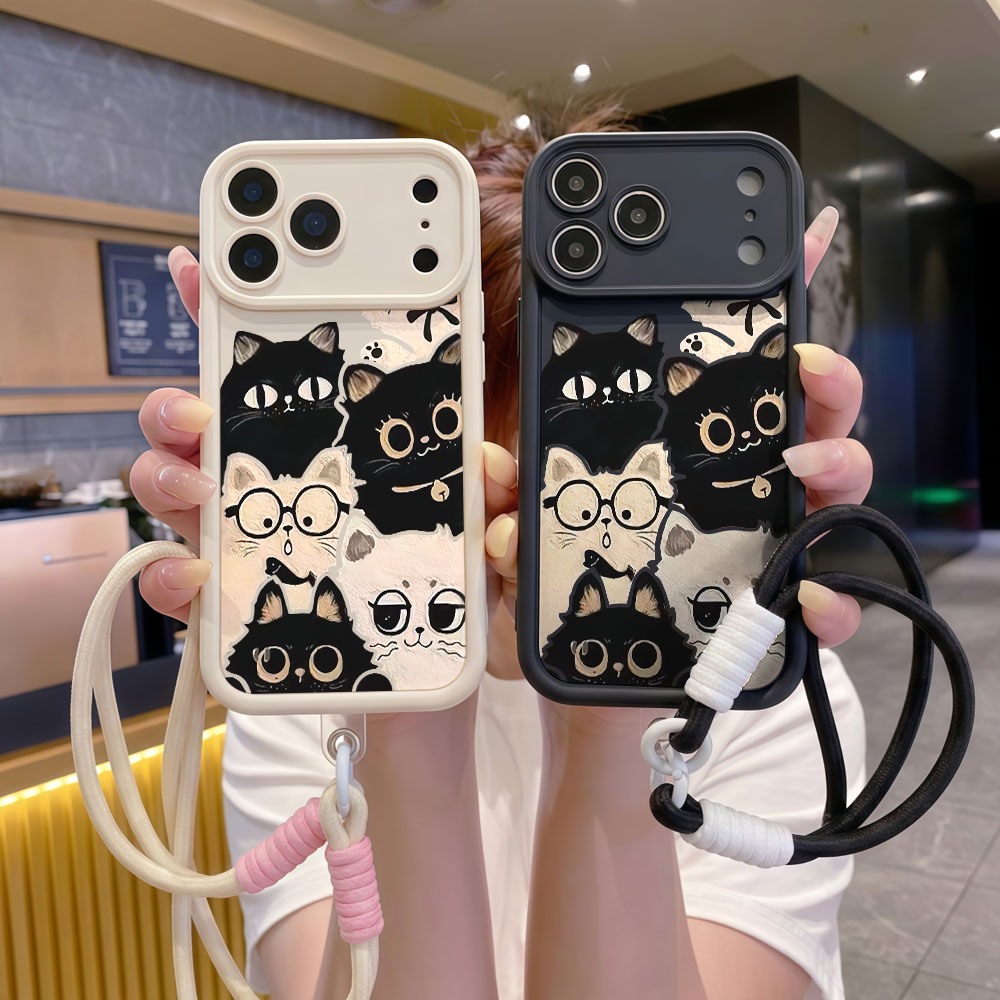 Stoßfeste Handyhülle mit Trage – Cute Cartoon Wrist Strap Silicone Case Bewertung und Preis