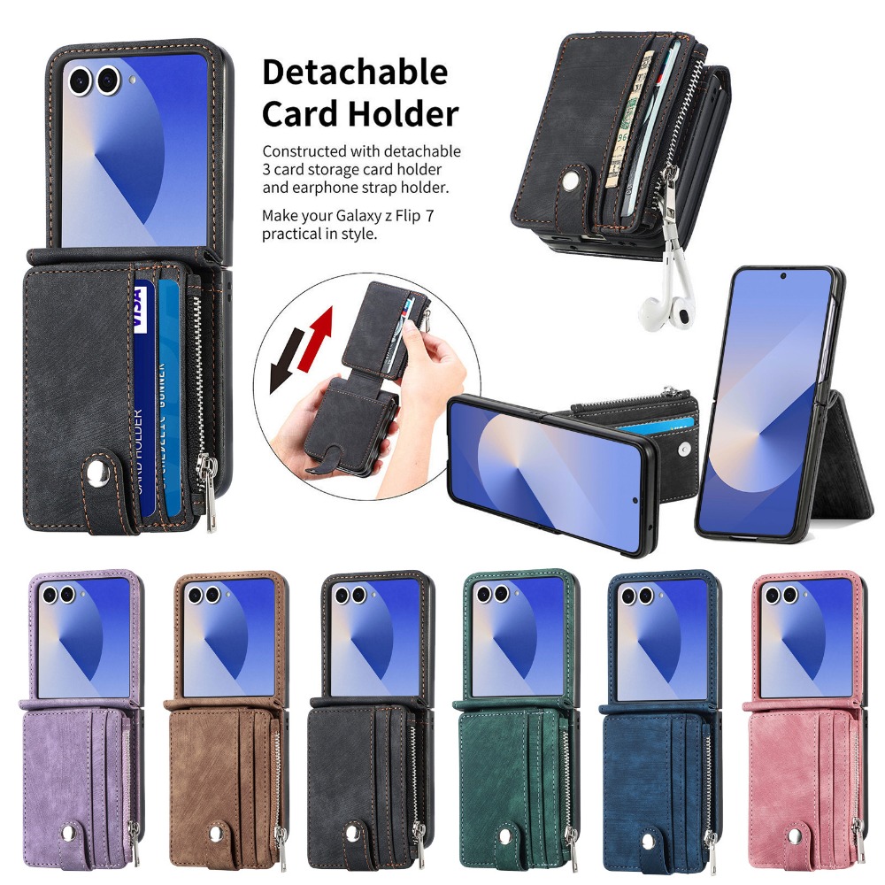 2-in-1 abnehmbare Kartenhalter – Leather Wallet Card Holder Phone Cover Bewertung und Preis