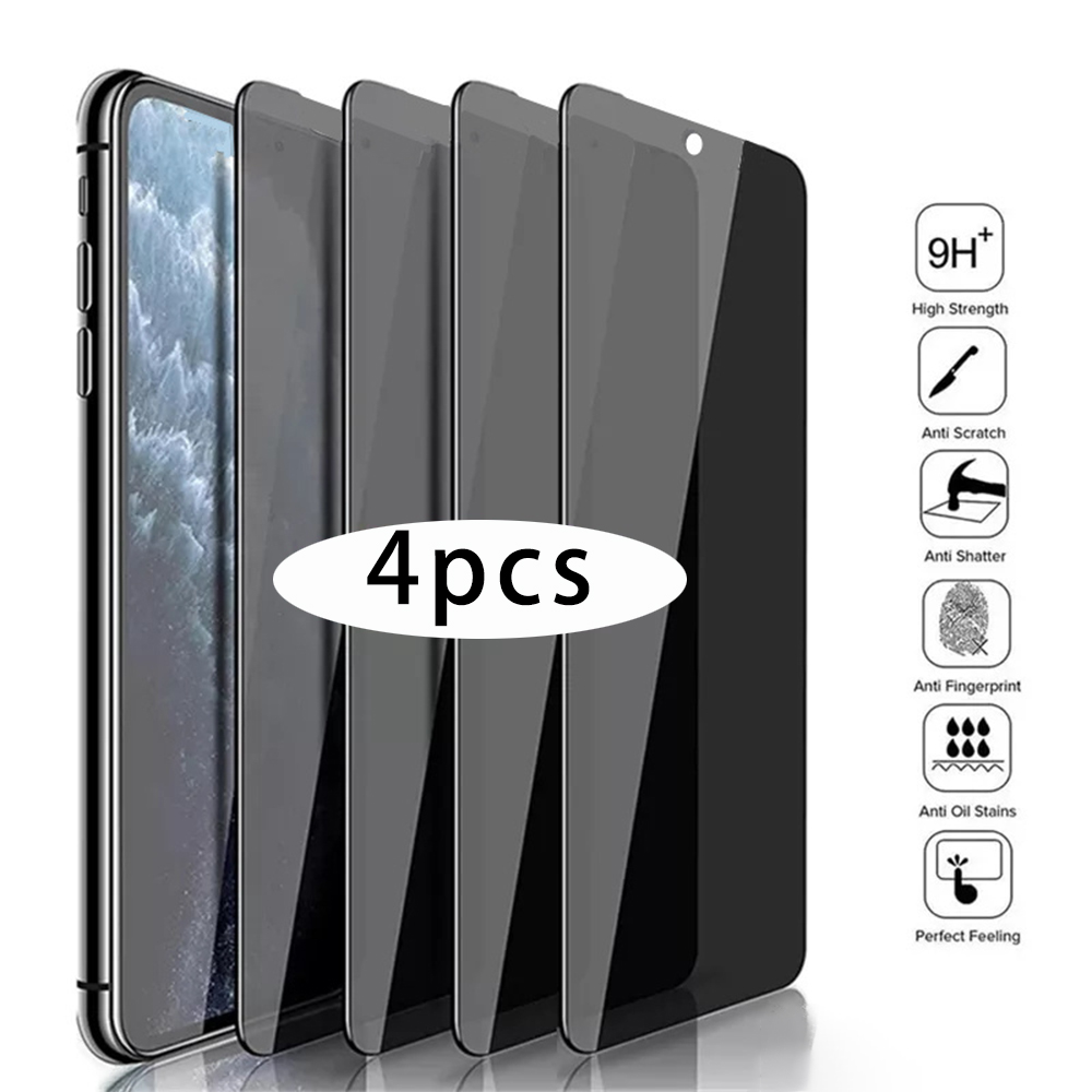 4 PCS Anti Spähen Gehärtetem G – Anti Peek Privacy Tempered Glass Bewertung und Preis