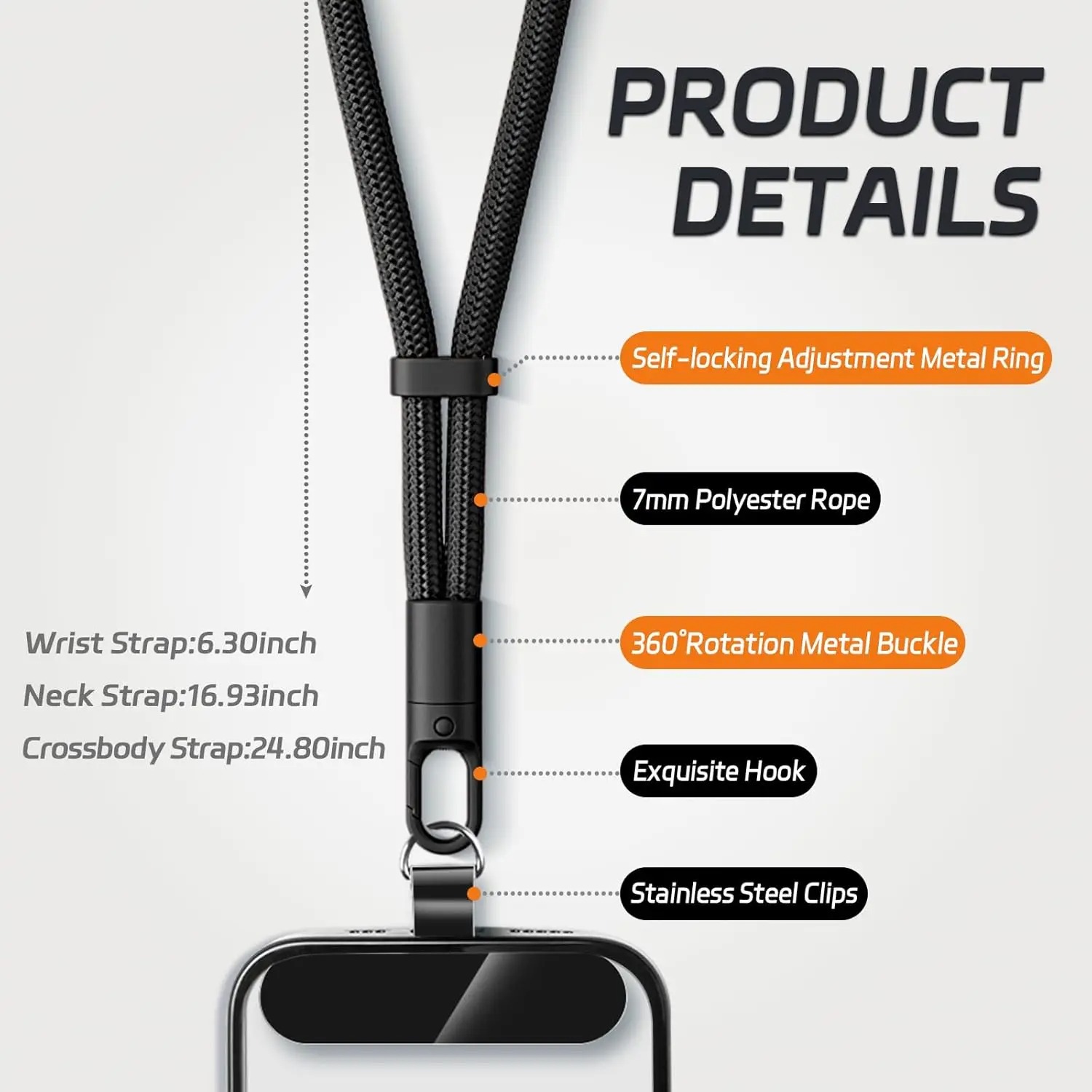Universelles Telefon-Lanyard m – Crossbody Lanyard Neck Strap Case Bewertung und Preis