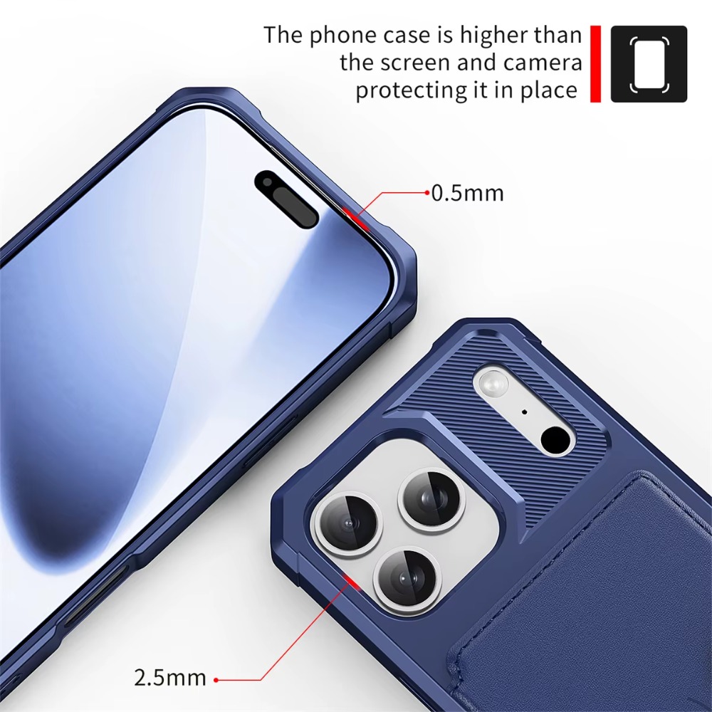 Brieftaschen-Handyhülle mit Ka – Leather Wallet Card Holder Phone Cover Bewertung und Preis