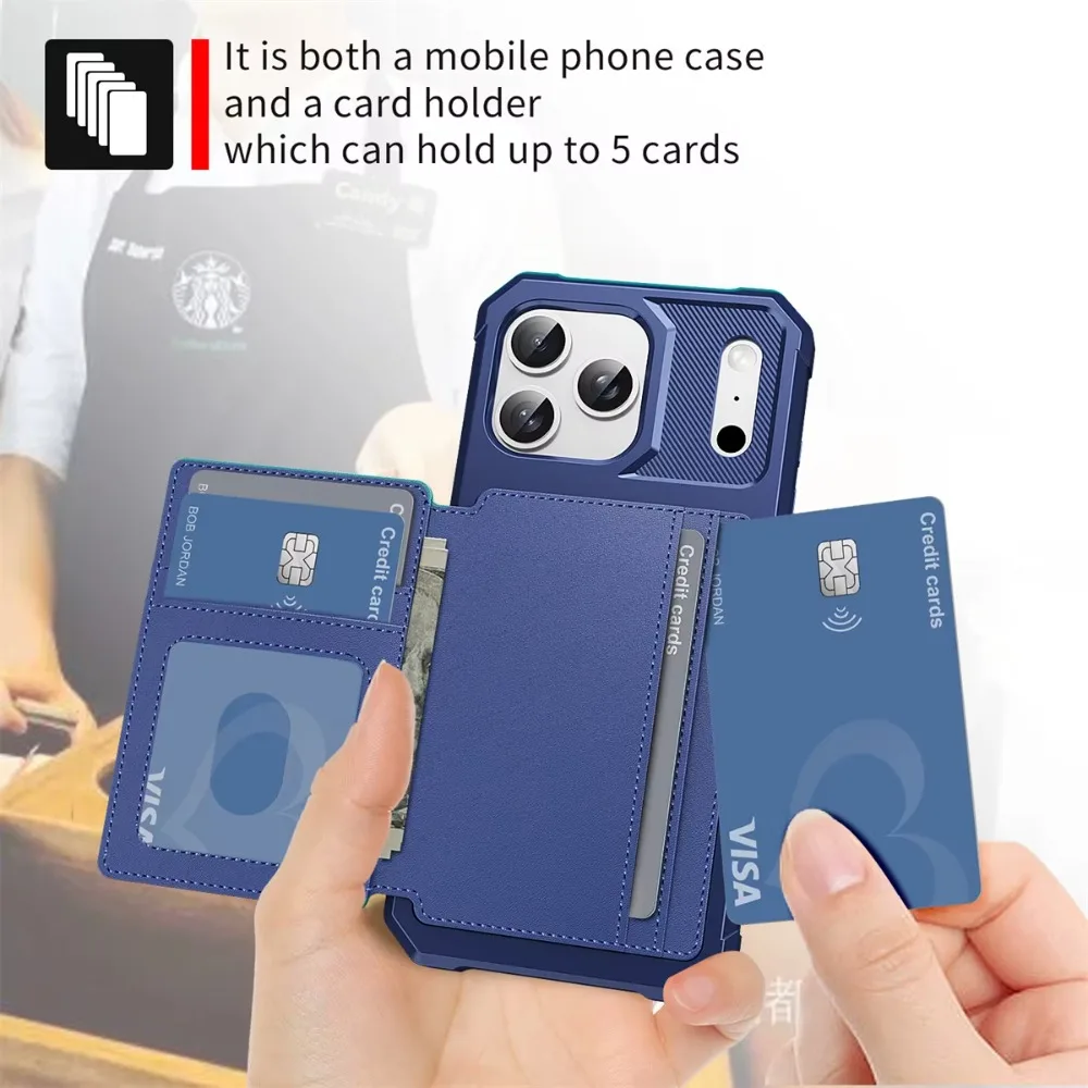 Brieftaschen-Handyhülle mit Ka – Leather Wallet Card Holder Phone Cover Bewertung und Preis