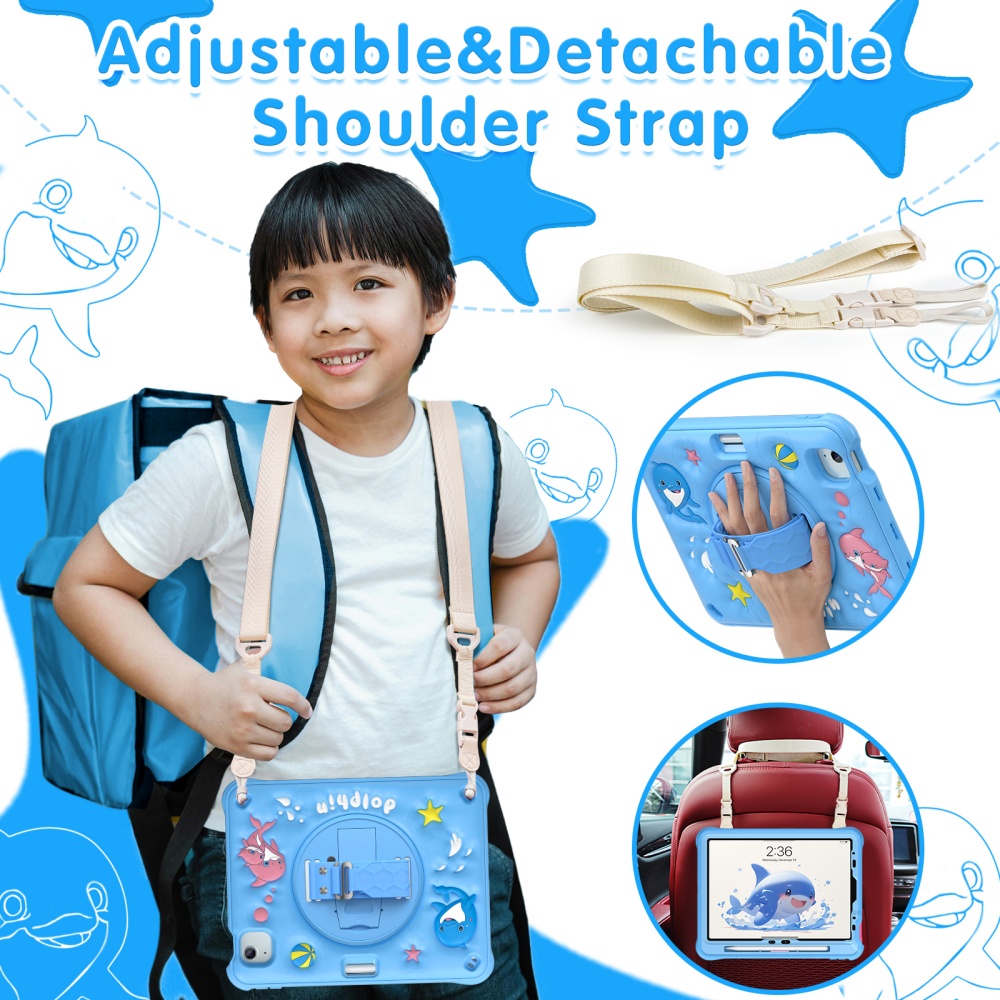 Für iPad Mini A17Pro Mini6 Kin – Cute Cartoon Wrist Strap Silicone Case Bewertung und Preis