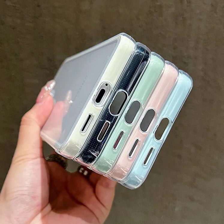 Luxuriöse Candy-Color-Rahmenhü – Clear Shockproof Bumper Case Bewertung und Preis