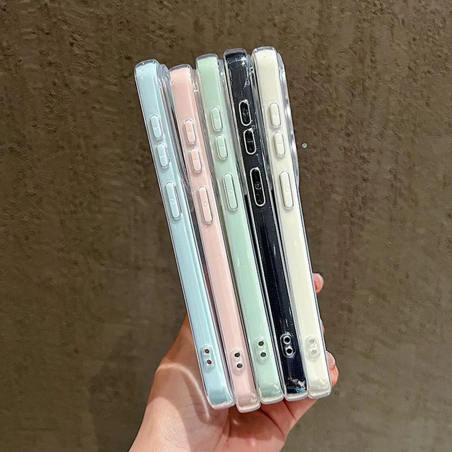 Luxuriöse Candy-Color-Rahmenhü – Clear Shockproof Bumper Case Bewertung und Preis