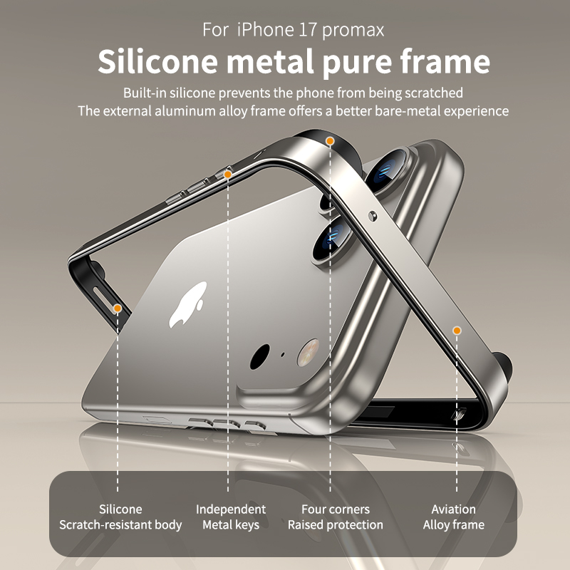 Aluminium-Metallrahmen, Siliko – Metal Bumper Aluminum Frame Case Bewertung und Preis