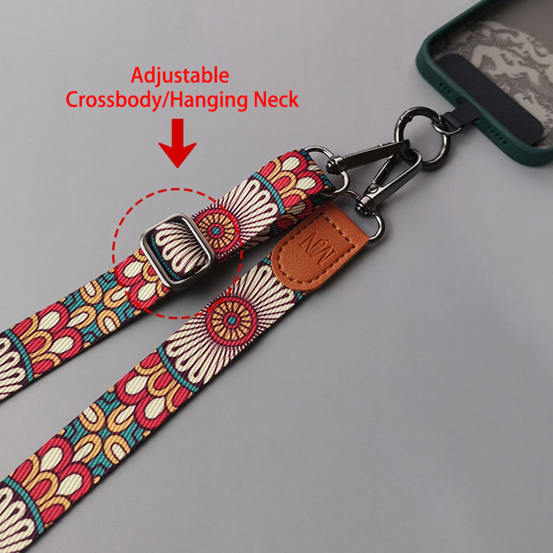 Retro Totem Muster Umhängetasc – Crossbody Lanyard Neck Strap Case Bewertung und Preis