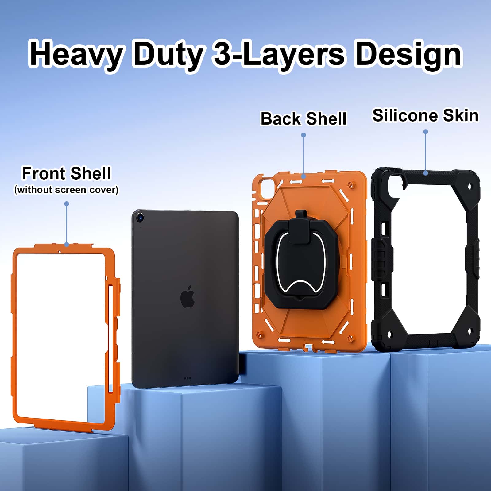 Für iPad Pro 13 M5 Air 13 M4 M – Heavy Duty 360 Full Body Protective Case Bewertung und Preis