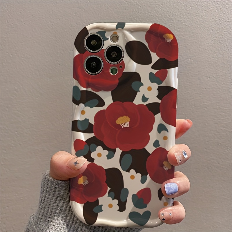 Vintage Rote Kamelienblüten-We – Vintage Floral Pattern Soft Case Bewertung und Preis